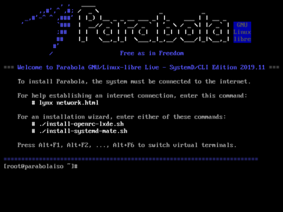 Parabola CLI Edition screenshot